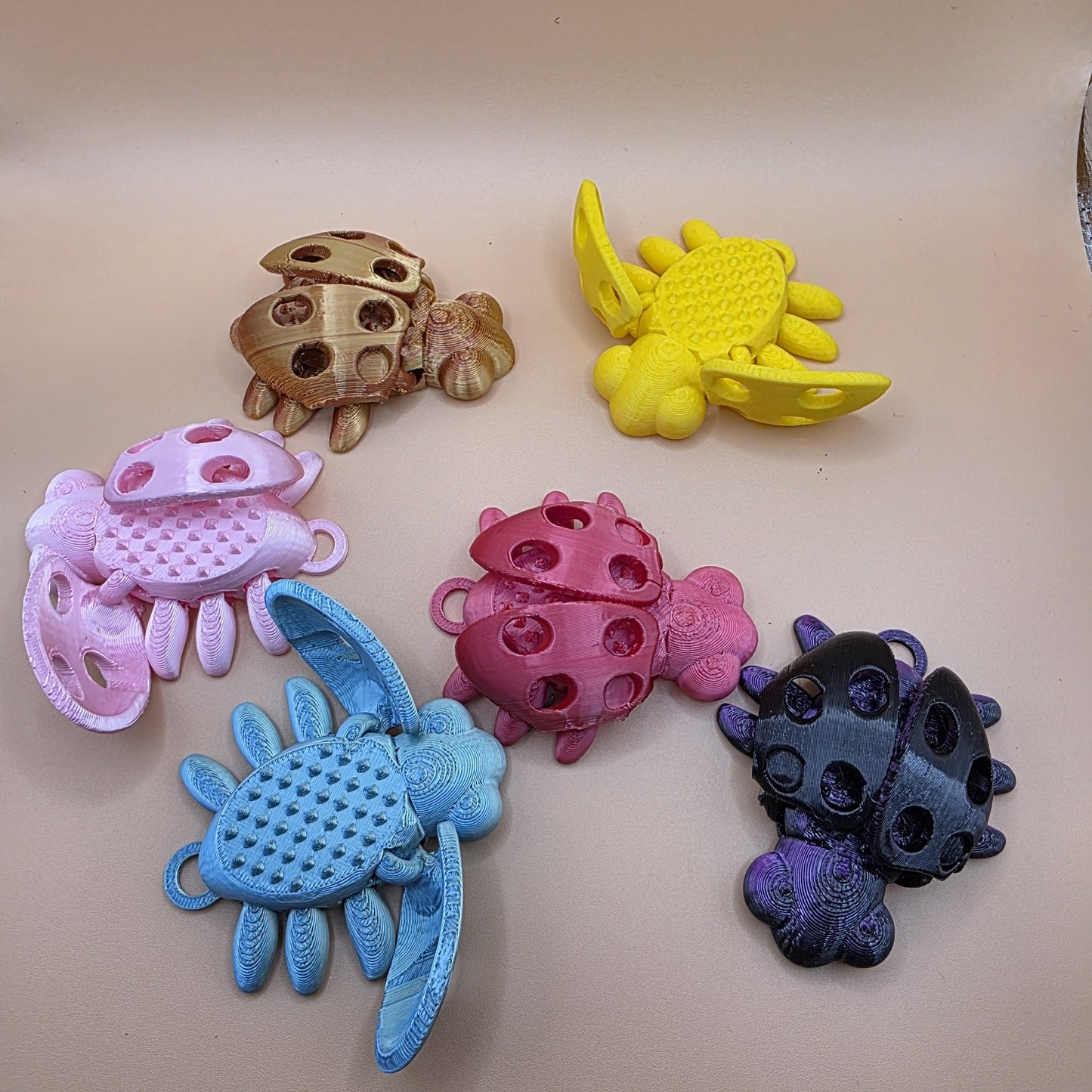 3dFidgets LilyBug Sensory ladybird ADHD AUTISM STIM