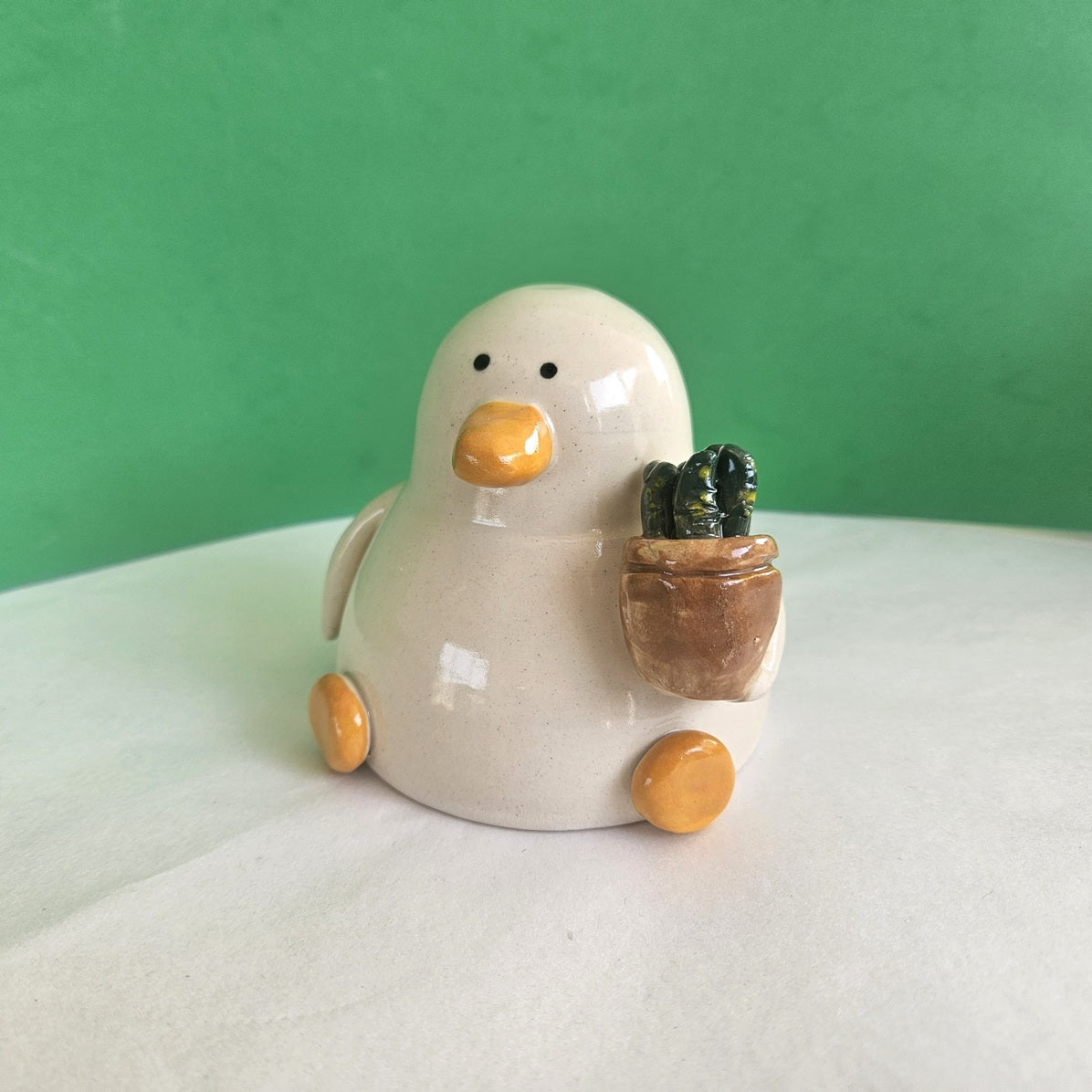 Grant with the Plant - Duck with Succulent