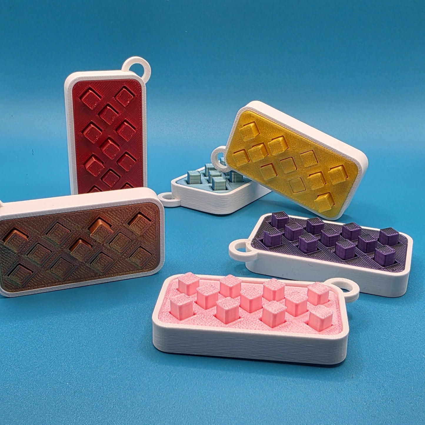 3dFidgets - Monsoon & MiniMonsoon 2-pack rain maker fidget toy