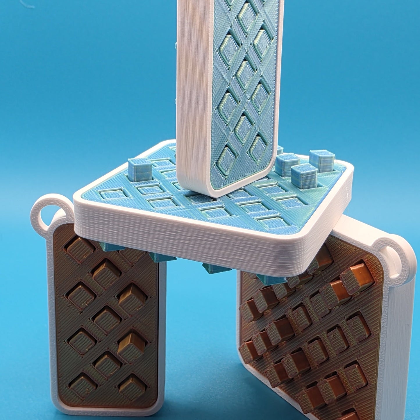 3dFidgets - Monsoon & MiniMonsoon 2-pack rain maker fidget toy