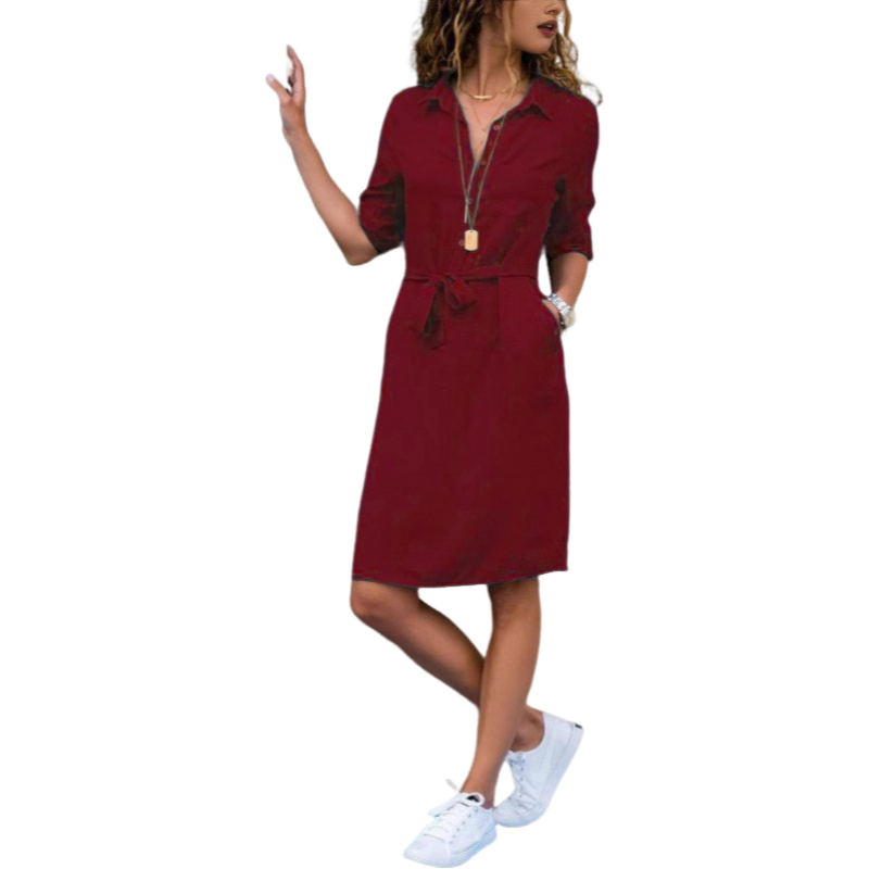 Seven Sleeve Shirt Dress