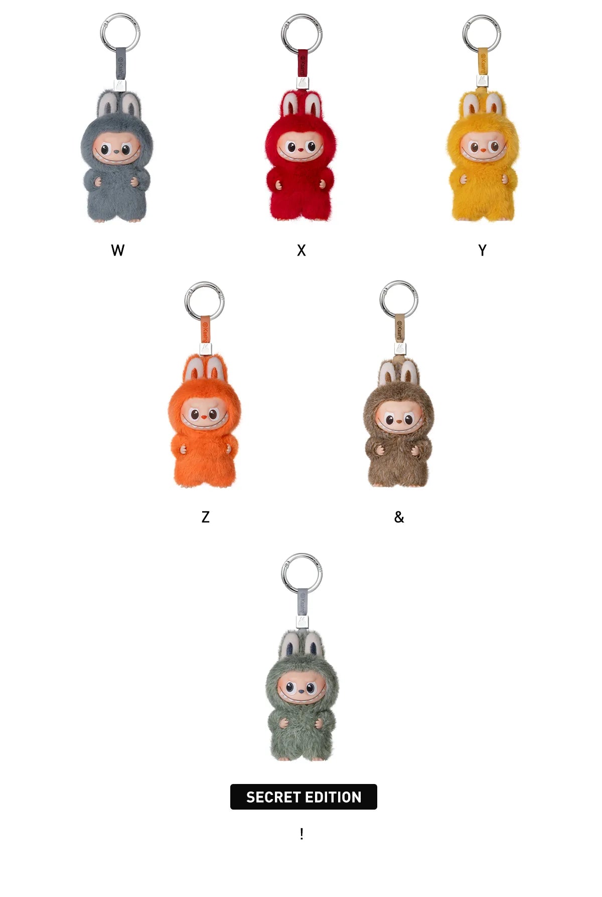 Pop Mart Labubu The Monsters 'Pin for Love' Series Vinyl Plush Pendant Blind Box (N-Z)