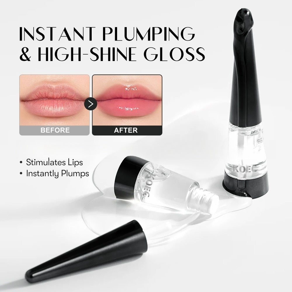 Black Silver Transparent Lip Oil