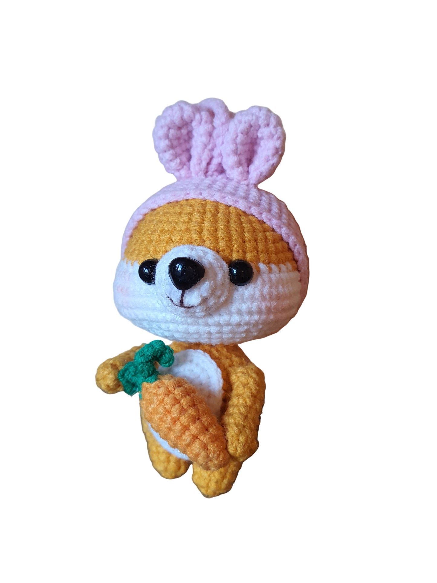 Dress-Up Shiba – Handmade Crochet Shiba Keychain & Cute Gift