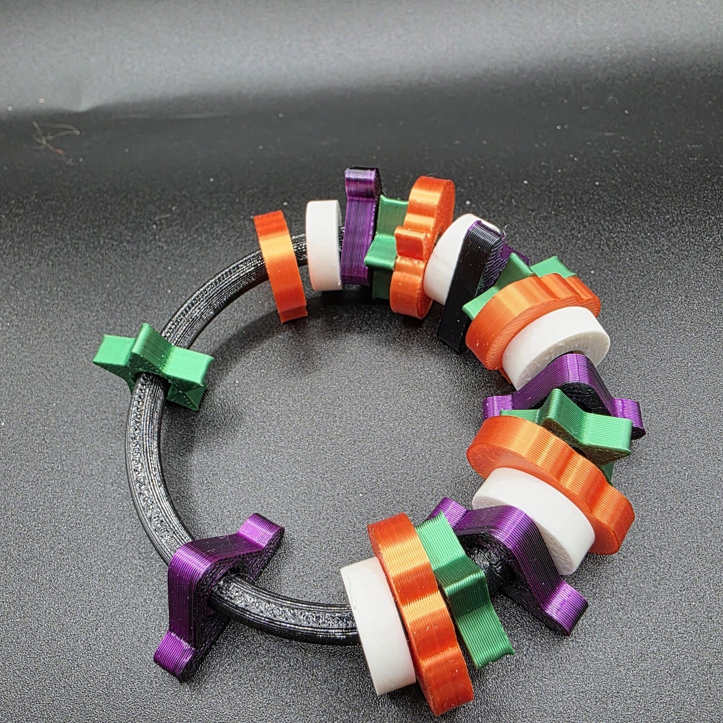 3dFidgets Halloween spooky themed fidget hand stimming bead roller