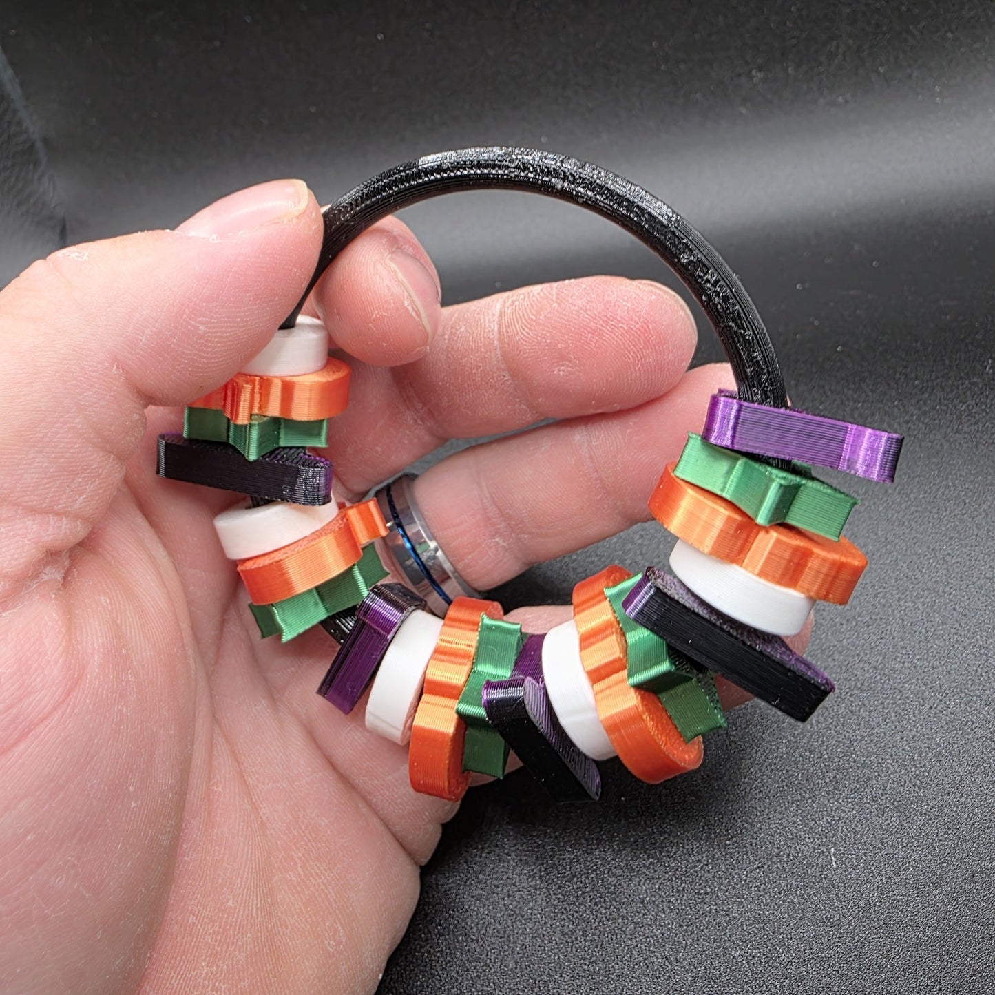 3dFidgets Halloween spooky themed fidget hand stimming bead roller