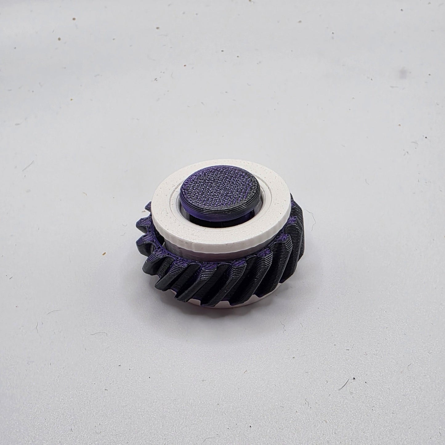 3dFidgets Button Ring - Vibrant Colors with Textured Design for Enhanced Fidgeting Experience