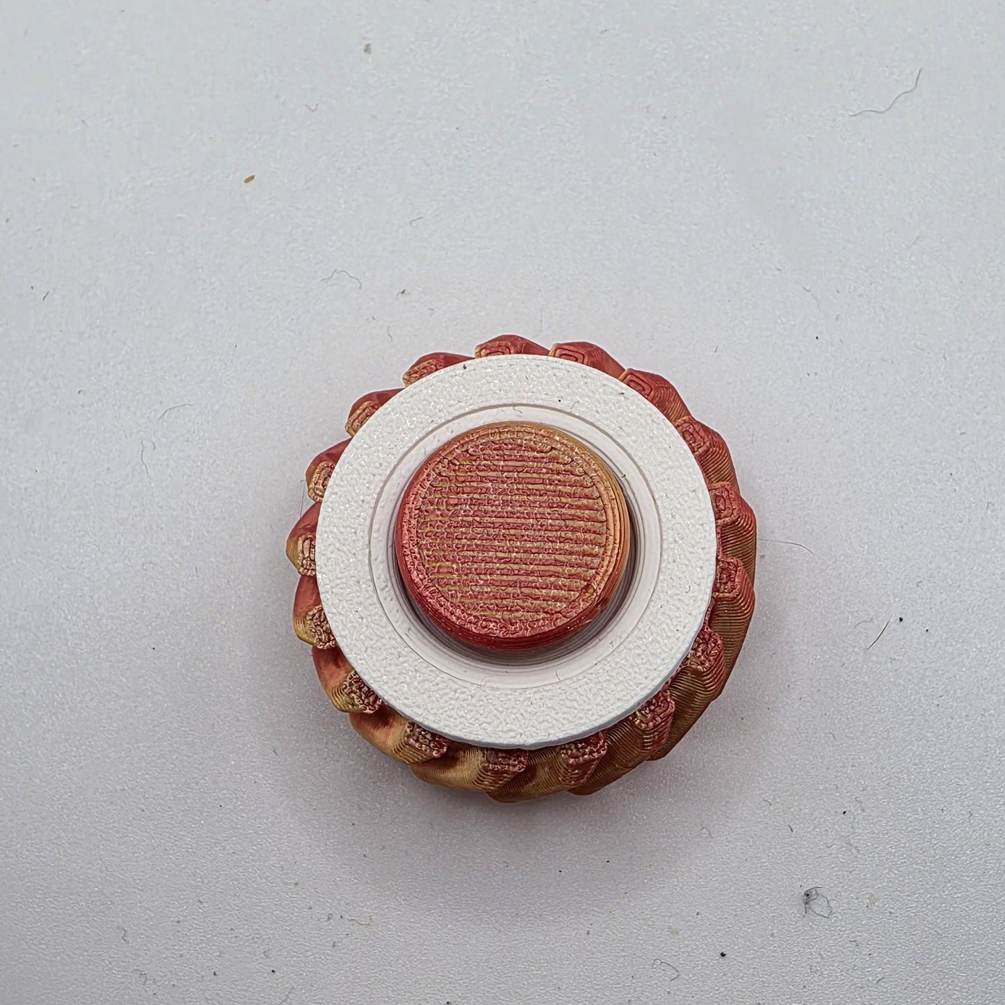 3dFidgets Button Ring - Vibrant Colors with Textured Design for Enhanced Fidgeting Experience