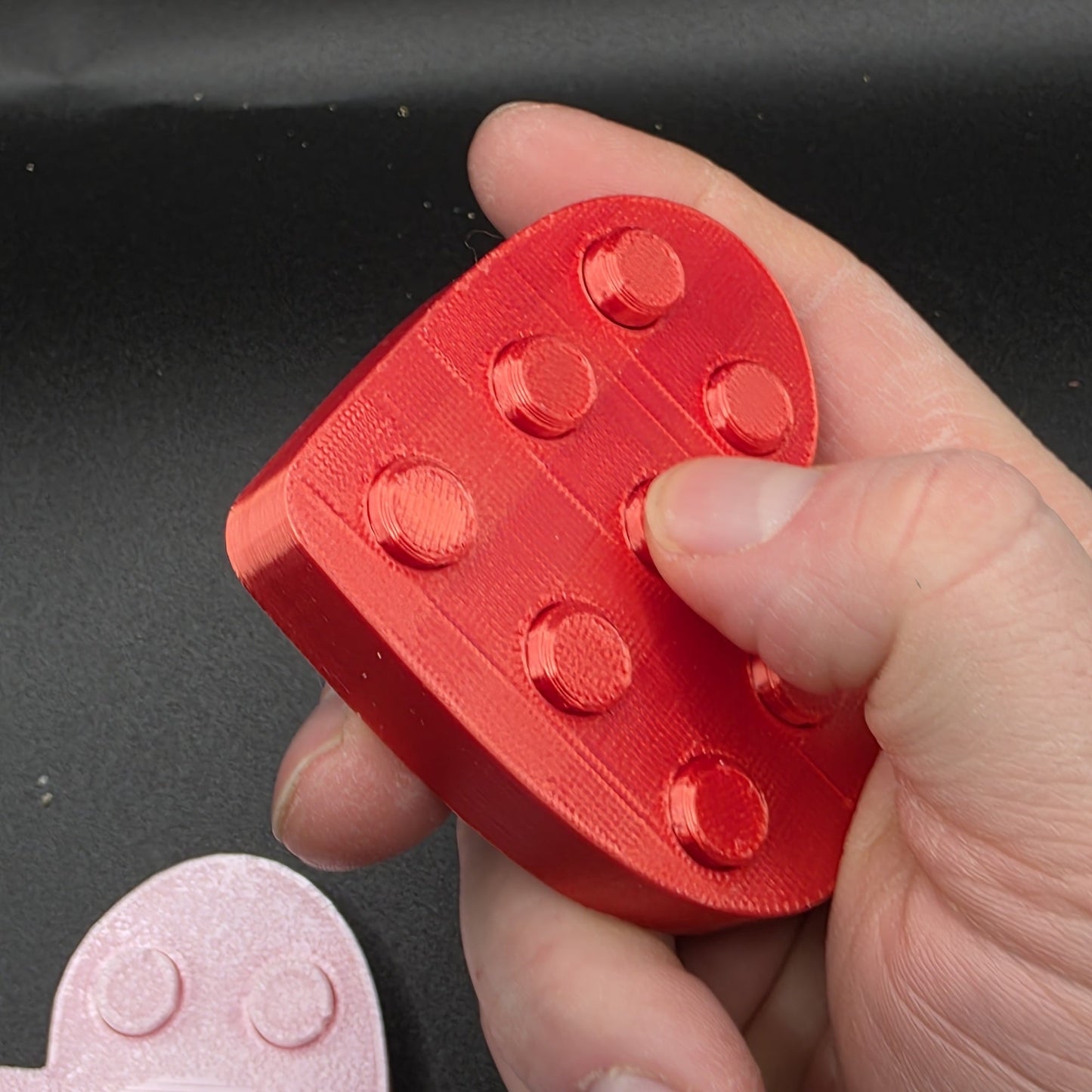 3dFidgets Valentines Everlasting heart popper