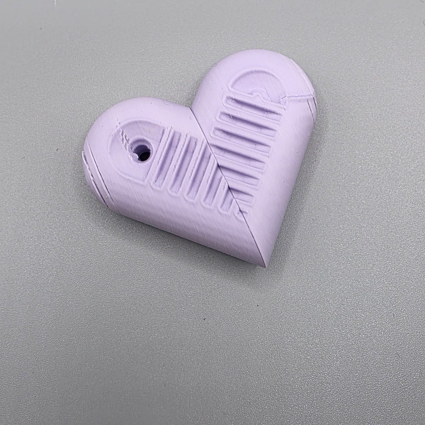 sensit heartSnap - Magnetic snap finger toy in heart shape with textured inside perfect for ADHD, autism and neurodivergent people