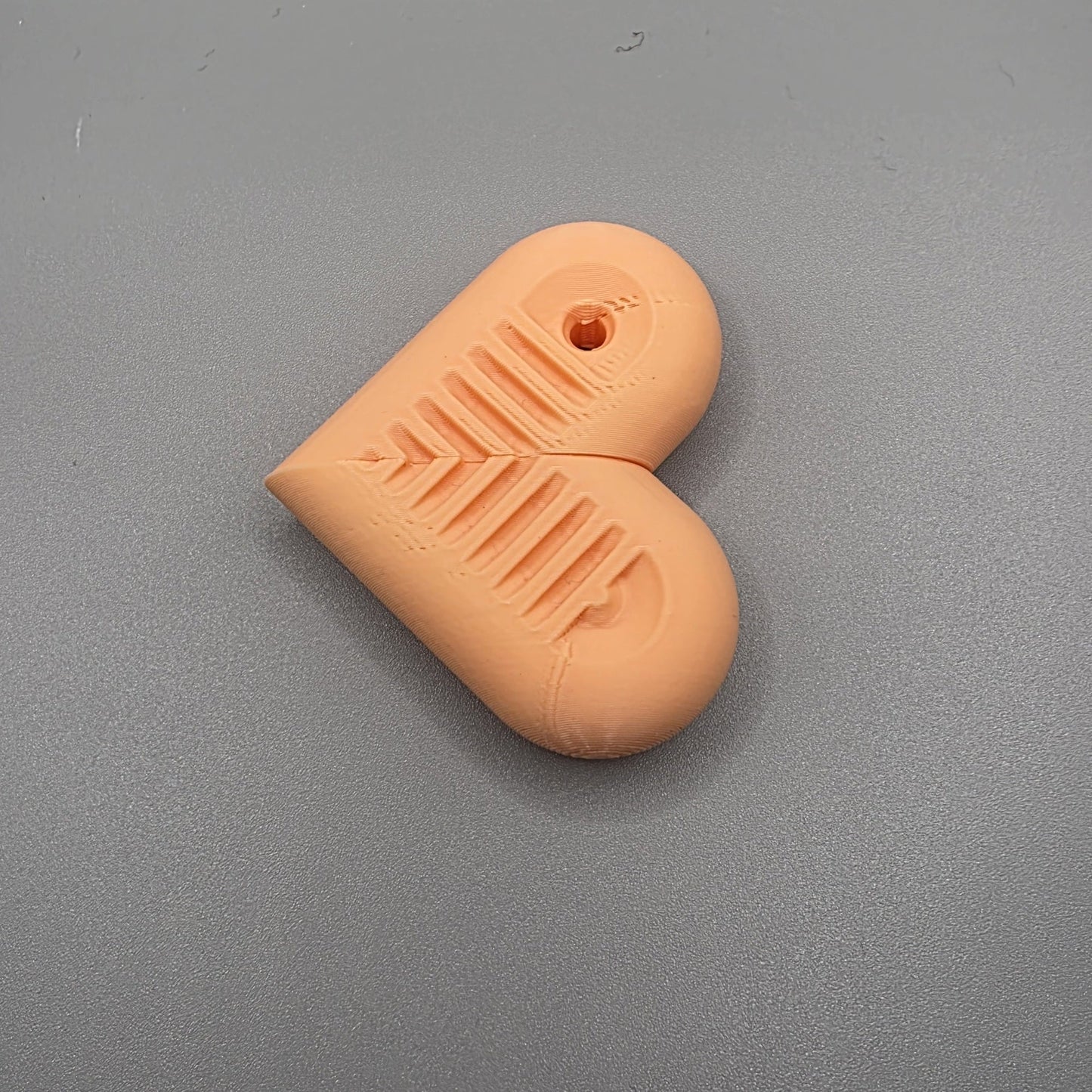 sensit heartSnap - Magnetic snap finger toy in heart shape with textured inside perfect for ADHD, autism and neurodivergent people