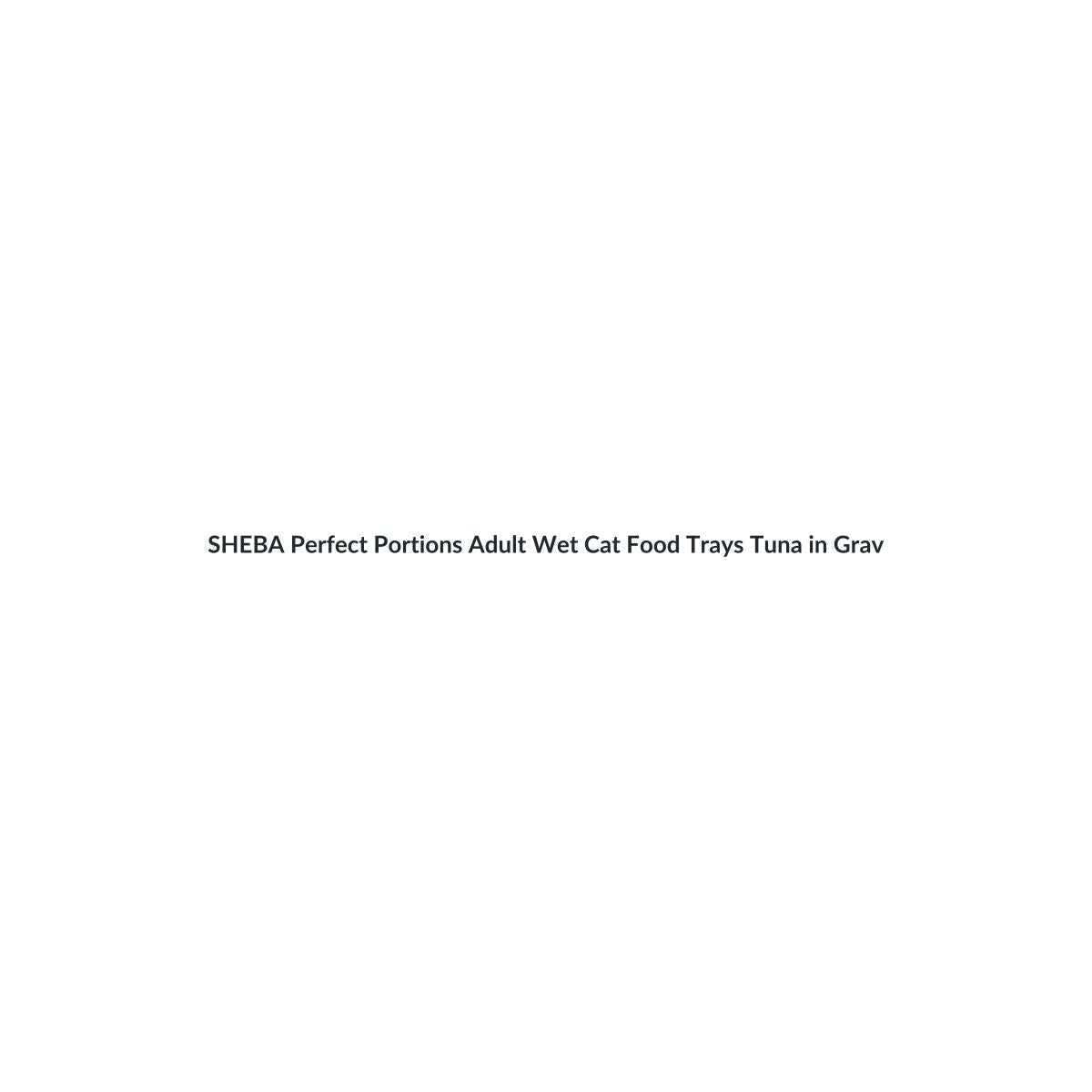 SHEBA Perfect Portions Adult Wet Cat Food Trays in Gravy 6 x 37.5g