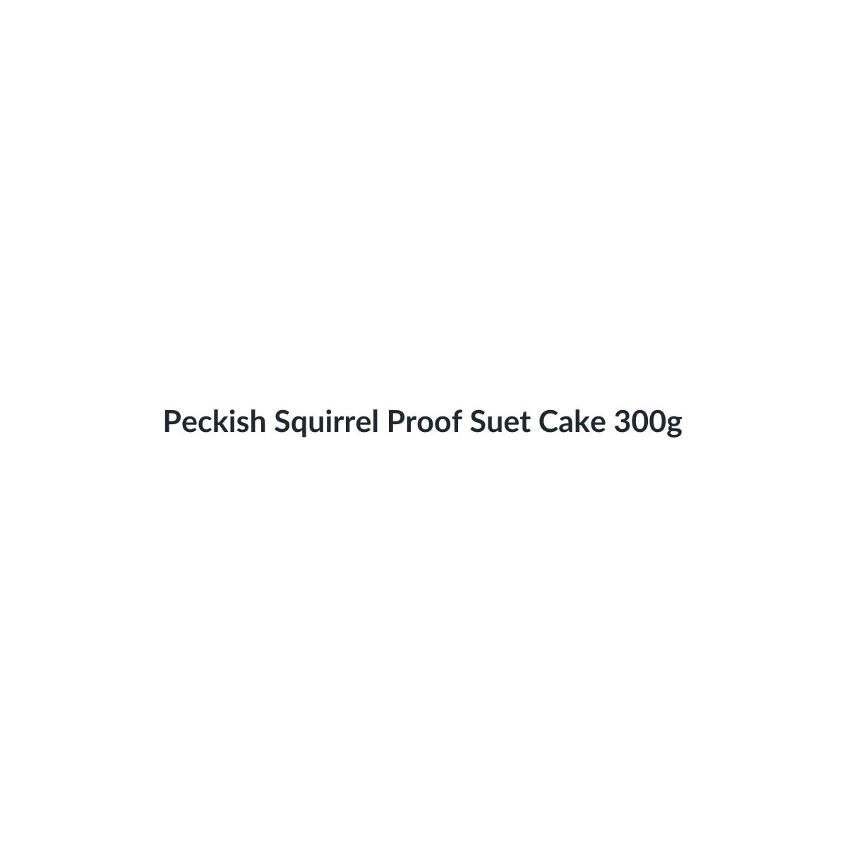 Peckish Squirrel Proof Suet Cake 300g - Case of 12