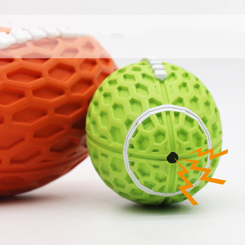 Pet Toy Resistant To Bite And Vocal Rugby Dog To Relieve Boredom