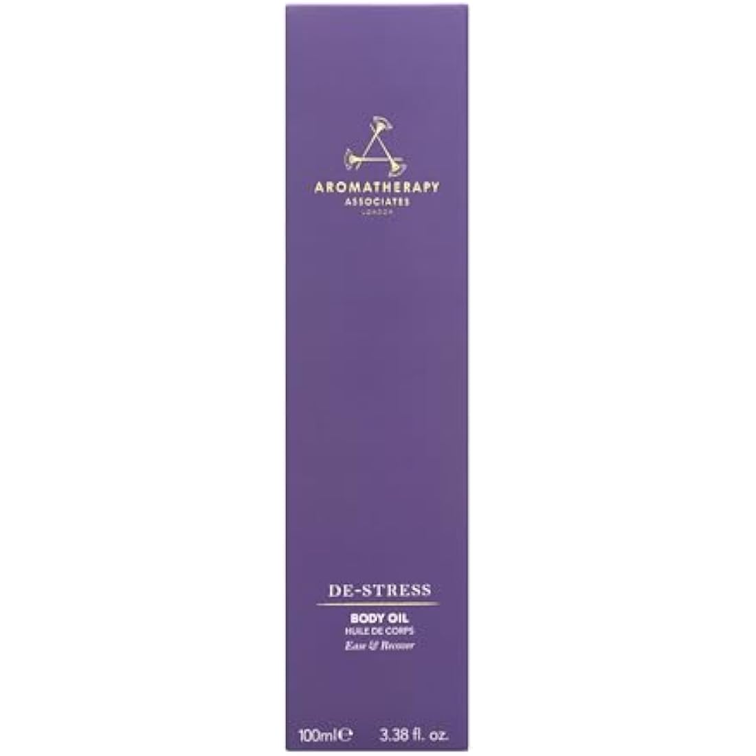 Aromatherapy Associates De-stress Body Oil 100ml, Destress Muscle After Gym, Infused With Arnica Montana Flower Extract, Rosemary And Exceptional Benefits Of Ginger, Natural Ingredients