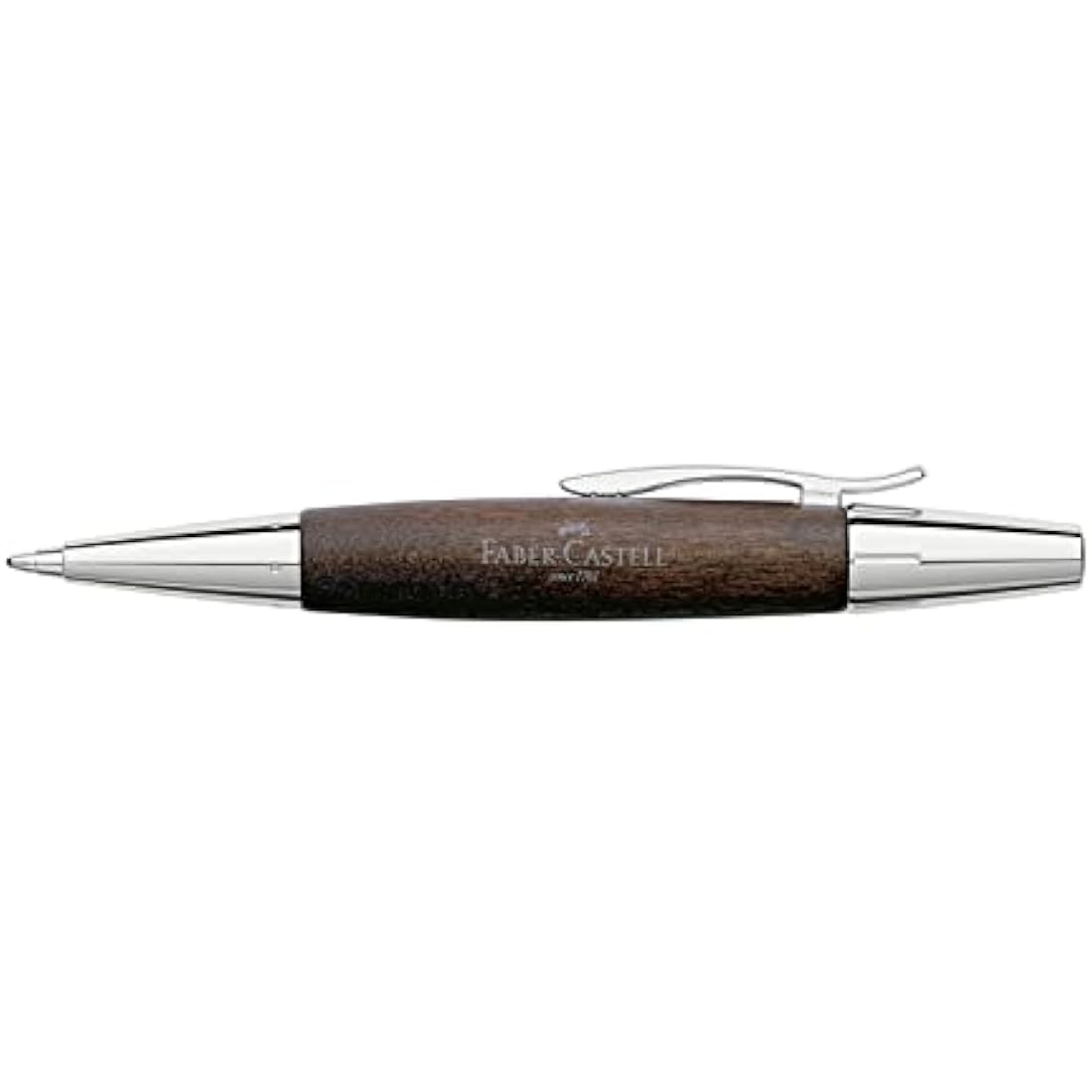 TWIST BALLPEN PEARWOOD/CHROMO DARK BROWN