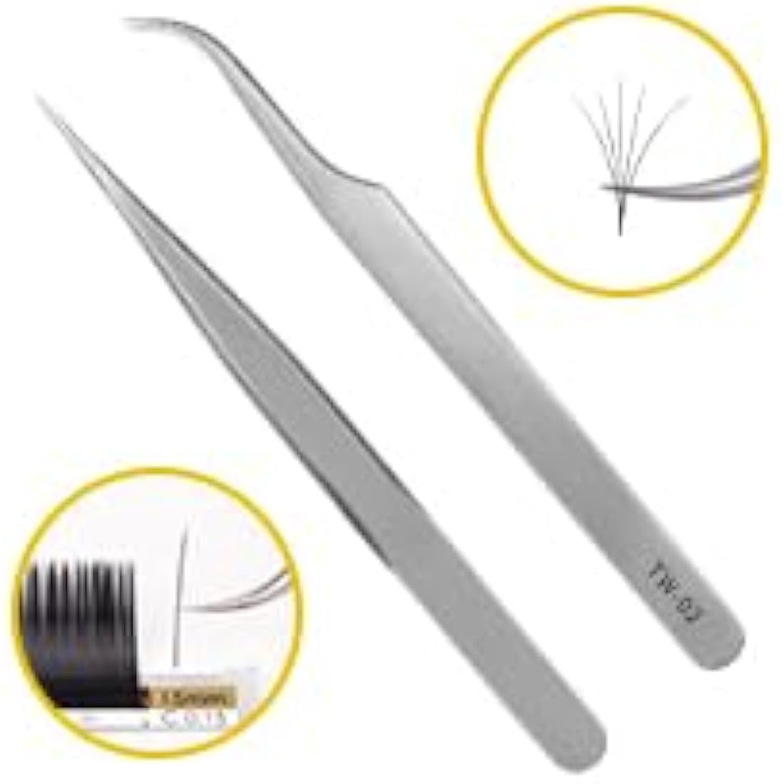 LASHVIEW Eyelash Extension Kit, with Mannequin Head Practice Exercise Set, Training Lash Extension Supplies for Beginners Include Individual Lashes Glue Tweezers and Training Lashes