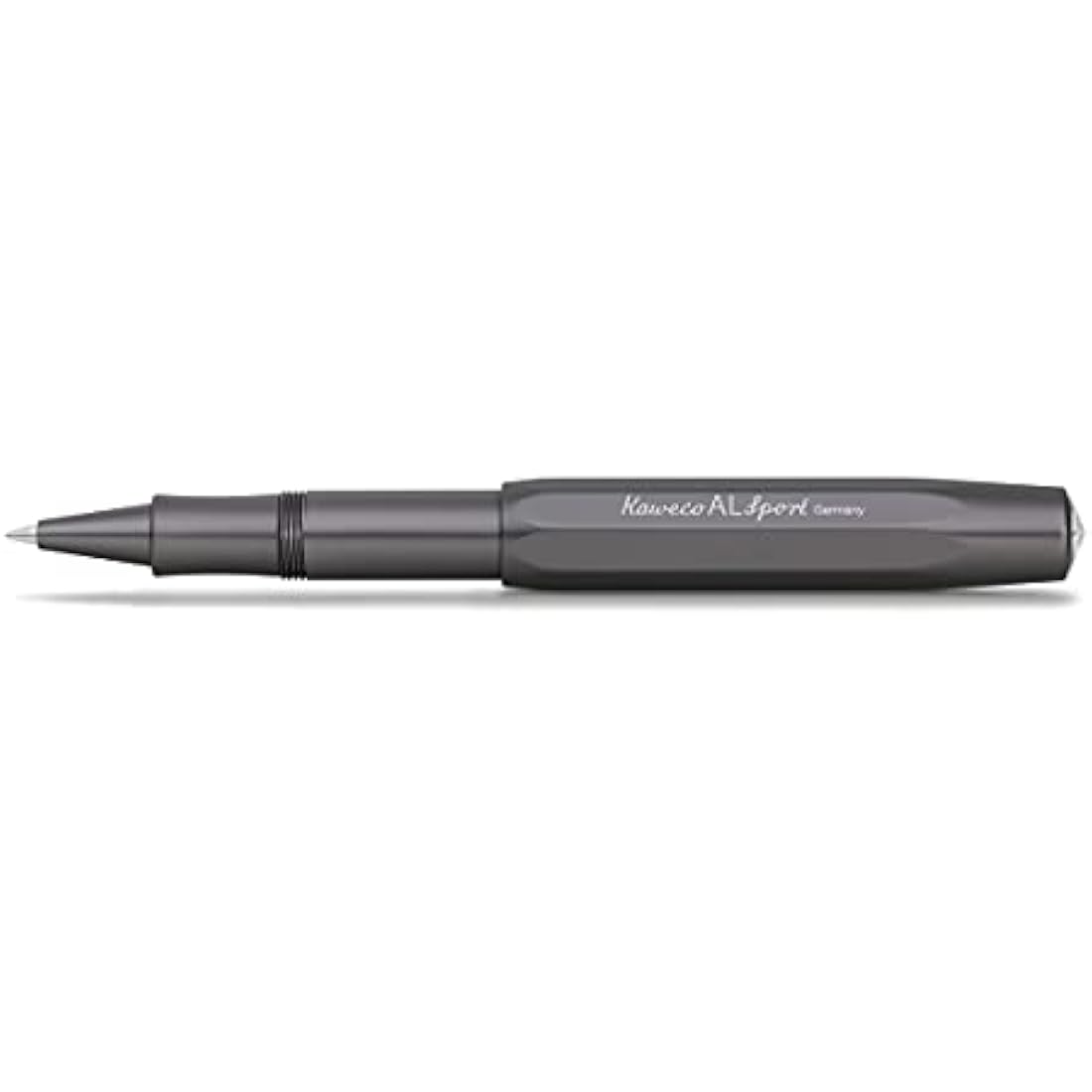 Kaweco AL SPORT Gel/Ballpoint Pen Anthracite I Pen Including 0.7 mm Rollerball Pen Refill in Classic Design with Ceramic Ball I Premium Aluminium Gel Roller 13 cm