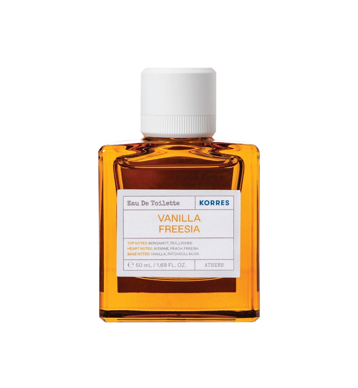 Korres Vanilla Freesia Eau de Toilette 50ml Spray Unisex Fragrance
