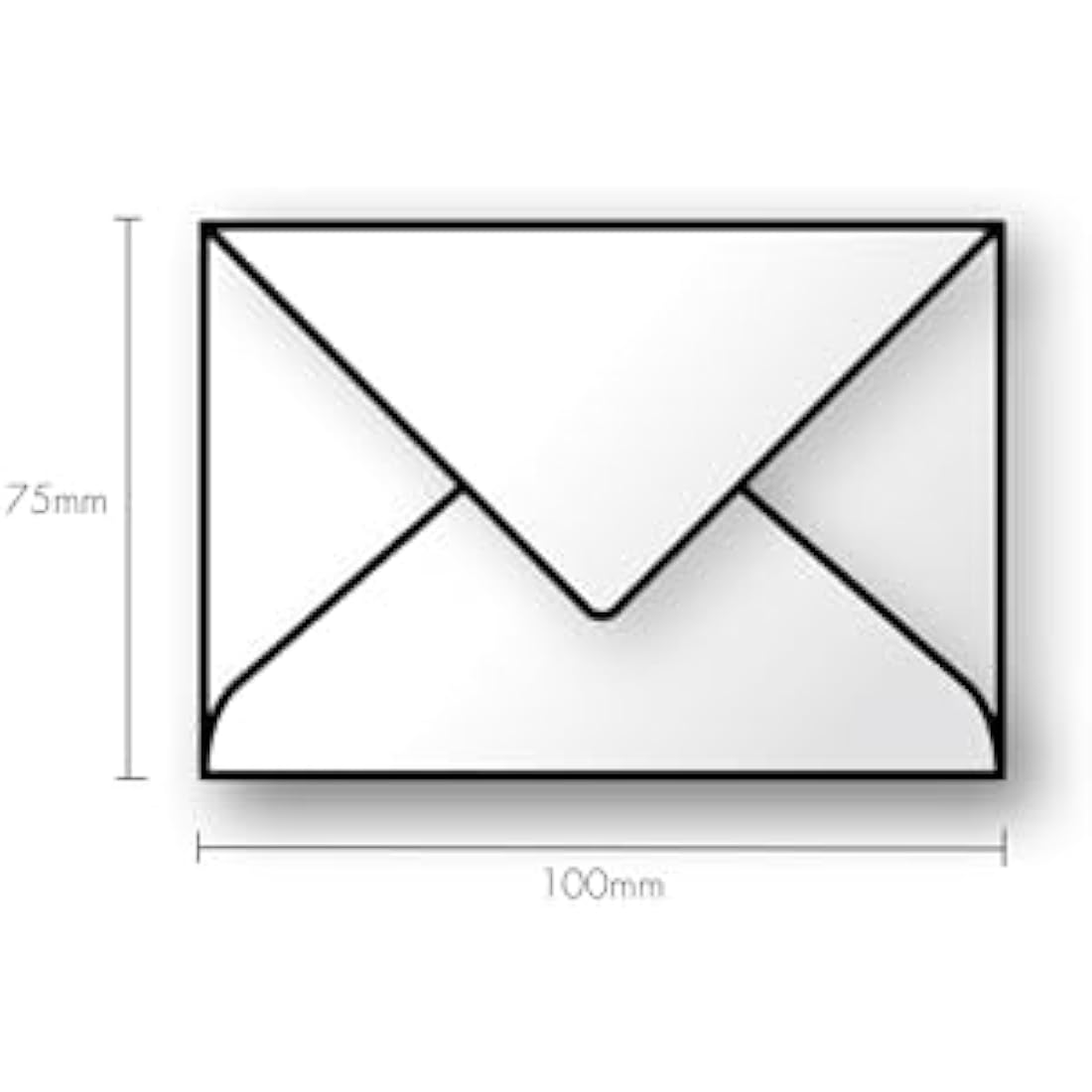 Clairefontaine - Ref 5580C - Pollen Envelopes (Pack of 20) - 75 x 100mm Sized, 120gsm Paper, Gummed Seal, Inkjet & Laser Printer Compatible, Acid Free - Intensive Red