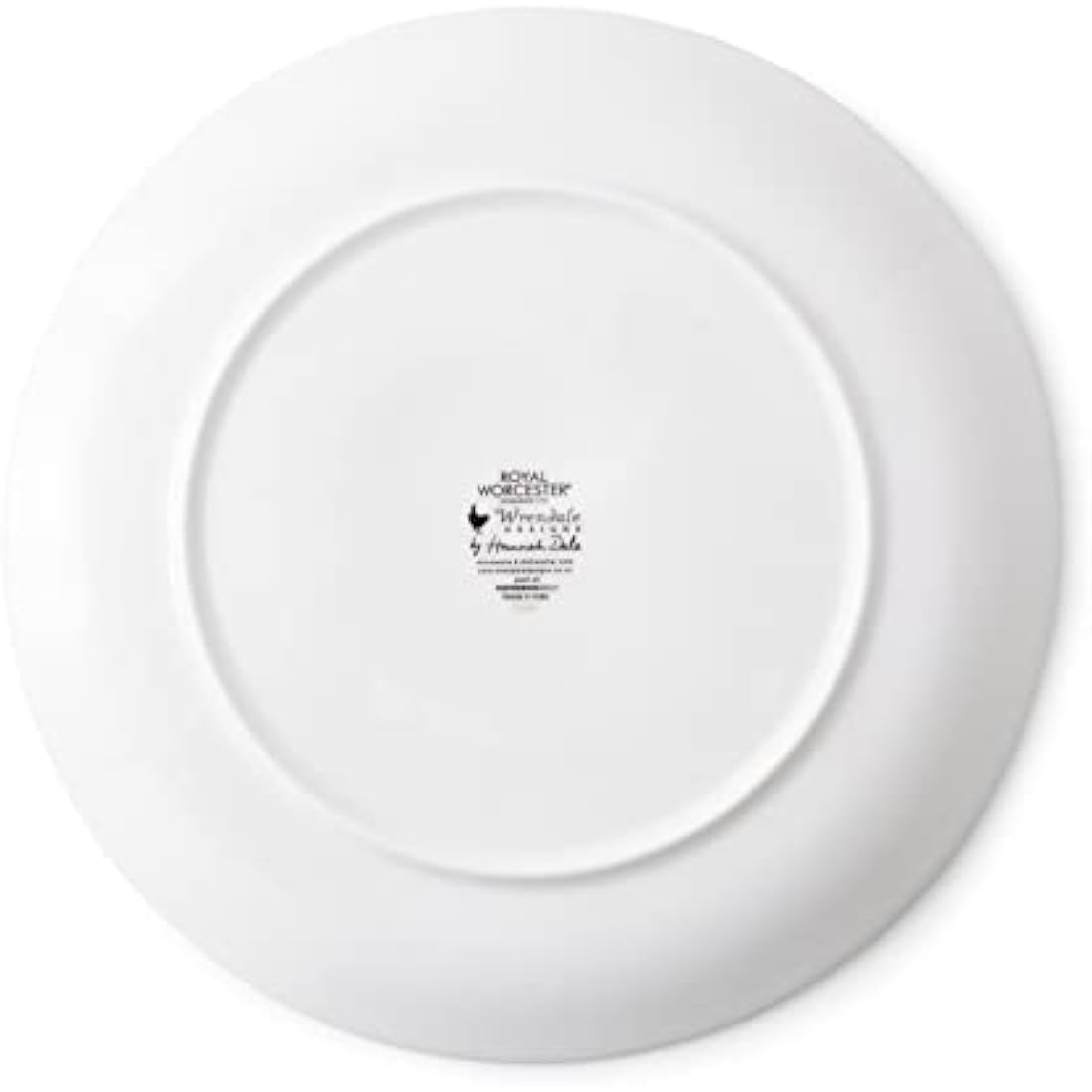 Wrendale Designs Royal Worcester Ceramic Plate in Two Sizes Hedgehog Badger Fox and Owl Set of 4 (26 CM Dinner Plate)