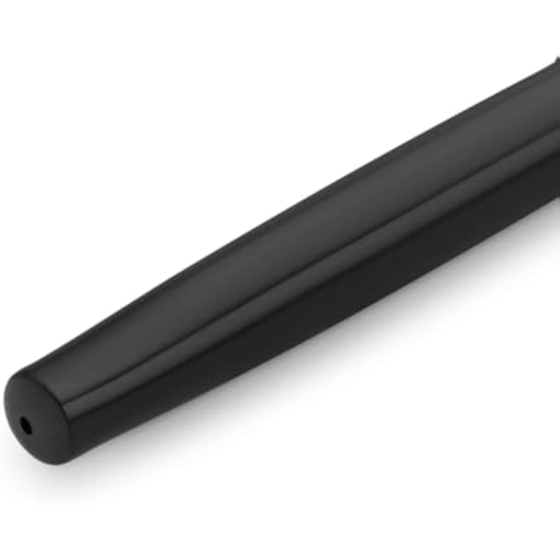 Kaweco STUDENT Black Fountain Pen I Premium Acrylic Fountain Pen for Ink Cartridges I Nostalgic Fountain Pen in Black with Silver Details I Student Pen 16 cm I Nib: F (Fine)