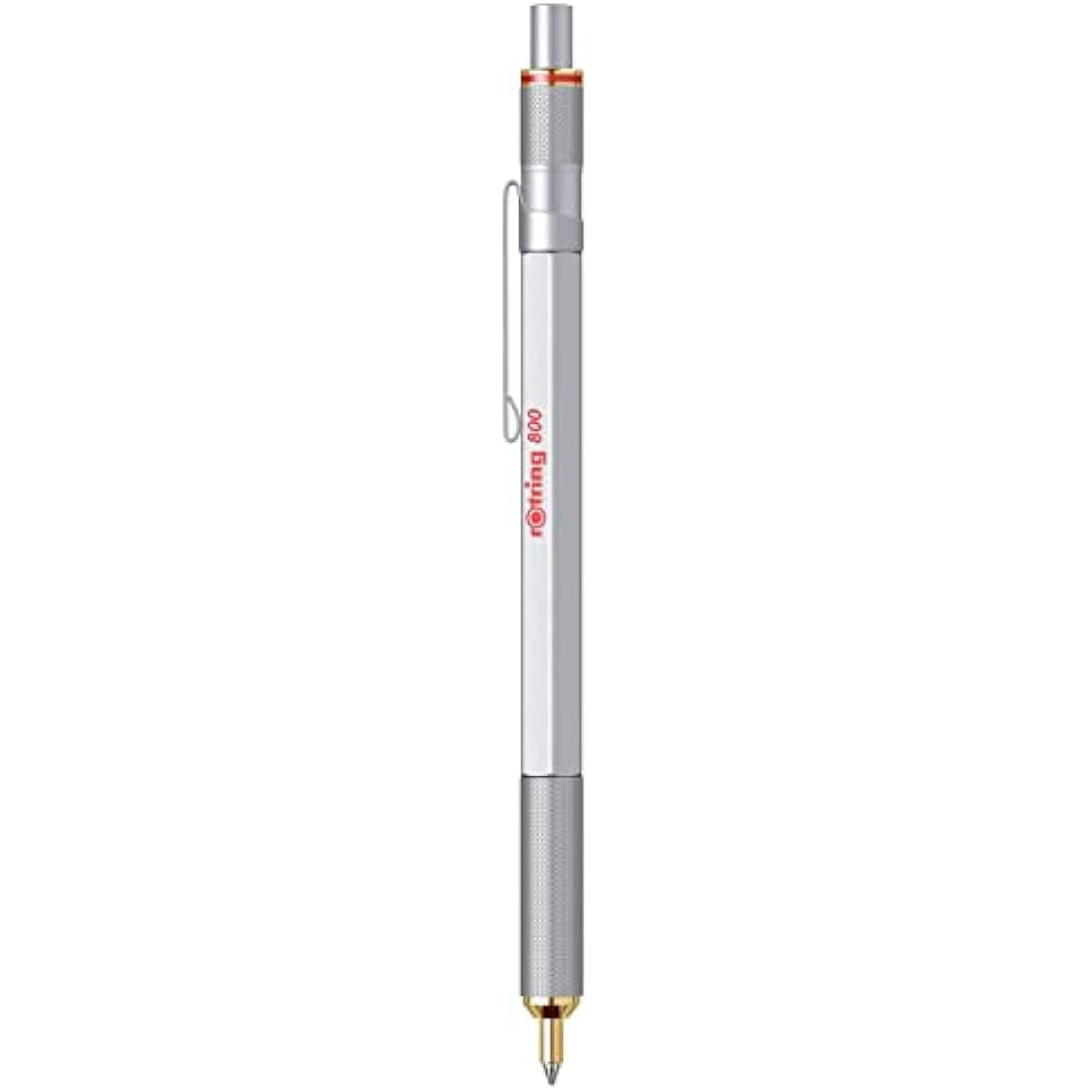 rOtring 800 Ballpoint Pen | Medium Point | Black Ink | Silver Barrel | Refillable