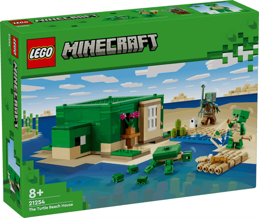 Lego Minecraft 21254 The Turtle Beach House Playset for Ages 8 and Up