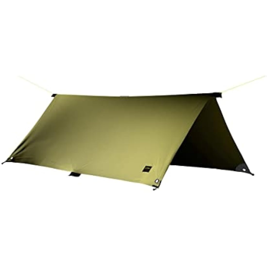 Tatonka Tarp 2 (285 x 300 cm) - Lightweight, Tear-Resistant, Waterproof - With Taped Seams, Eyelets, Flap Loops and Reinforced Corner Points - Protects Against Sun, Wind and Rain - Olive Green