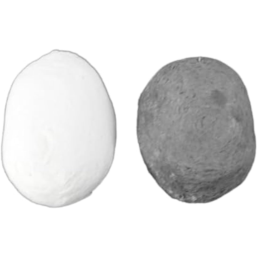 The Stove Wizard Gas Fire Replacement 20 Grey & White Ceramic Coal Pebbles Suitable for Gas, Electric, LPG and Bio Ethanol Fires