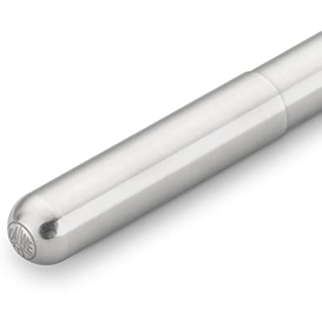 Kaweco LILIPUT Fountain Pen Silver I Premium Aluminium Fountain Pen for Ink Cartridges I Exclusive Fountain Pen 12.5 cm I Nib: BB (Extra Broad)