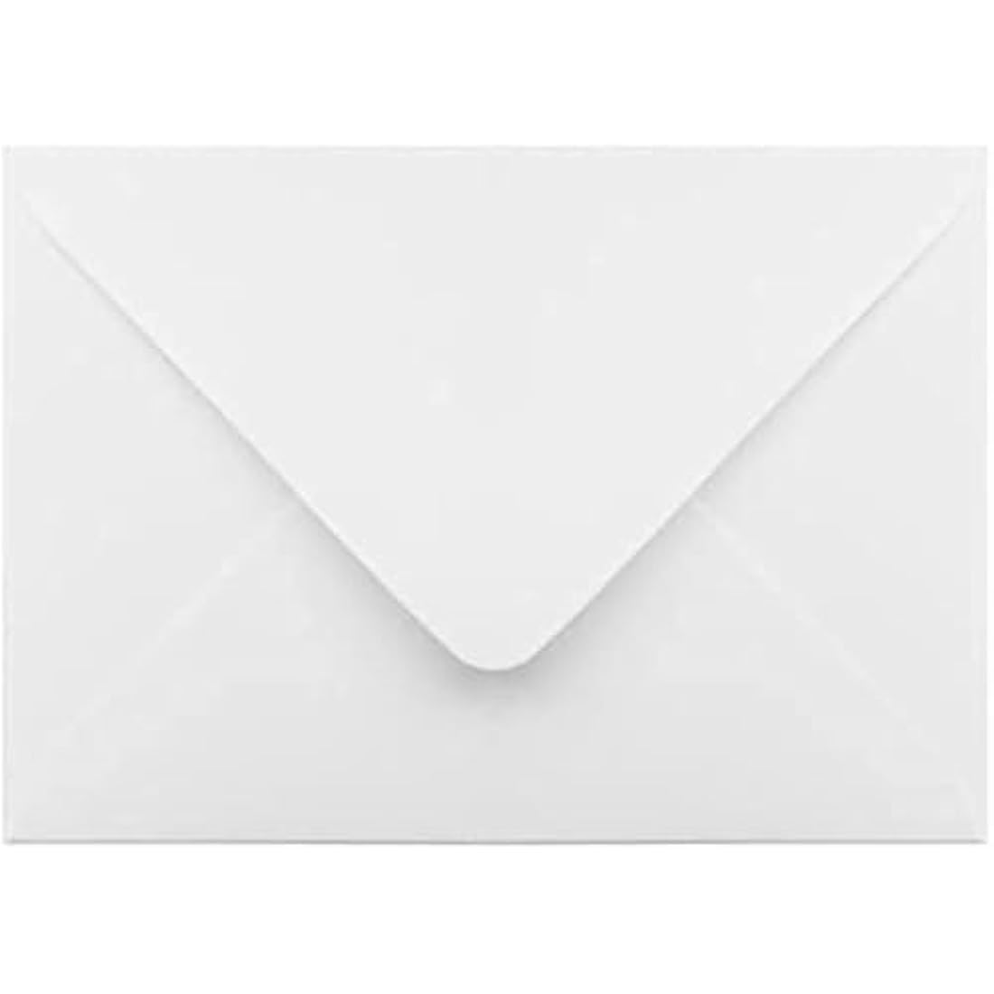 PACK OF 50 - C5 WHITE ENVELOPES FOR A5 GREETING CARDS 100gsm 229mm x 162mm