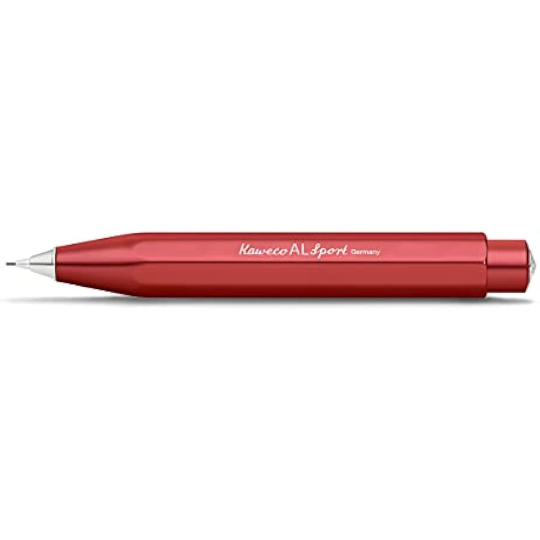 Kaweco AL SPORT Mechanical Pencil Deep Red 0.7mm HB I Exclusive Mechanical Pencil with 0.7 mm Lead Refill I Aluminium Pencil 10.5 cm