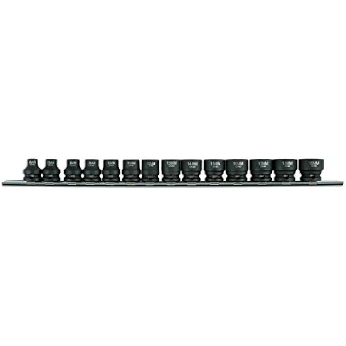 Laser 6689 Stubby Impact Socket Set 3/8"D 14pc
