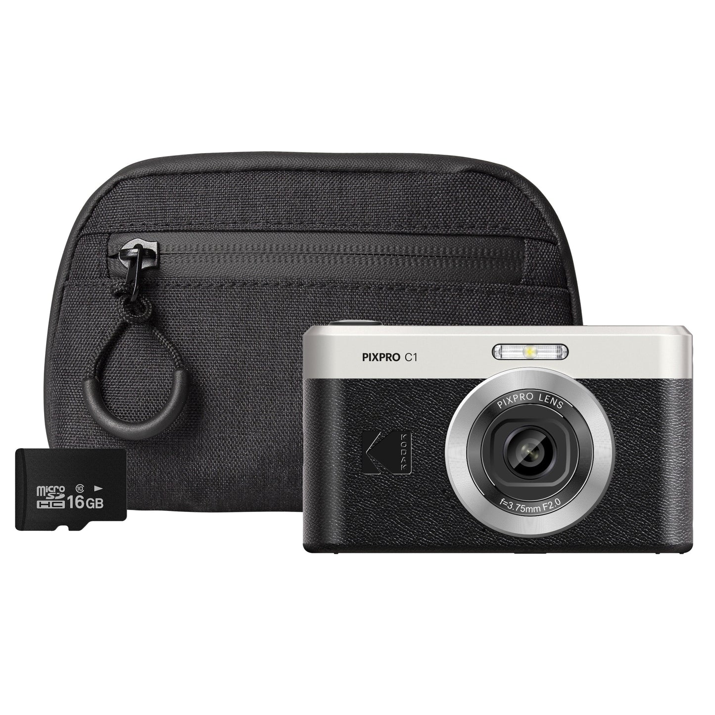Kodak PIXPRO C1 13MP 4x Digital Zoom Compact Camera - Black