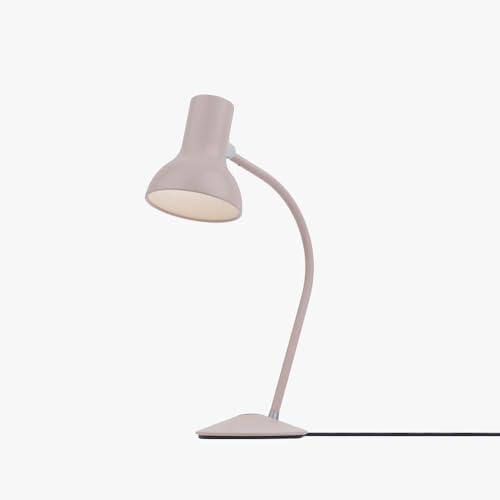 ANGLEPOISE 75 Mini Desk Lamp, Mole Grey, Ideal for small spaces, study bedroom reading lamp,Tension Spring Technology Matt Paint Finish Cast Iron Base Aluminium Cover, Chrome Plated Fittings, LED Bulb
