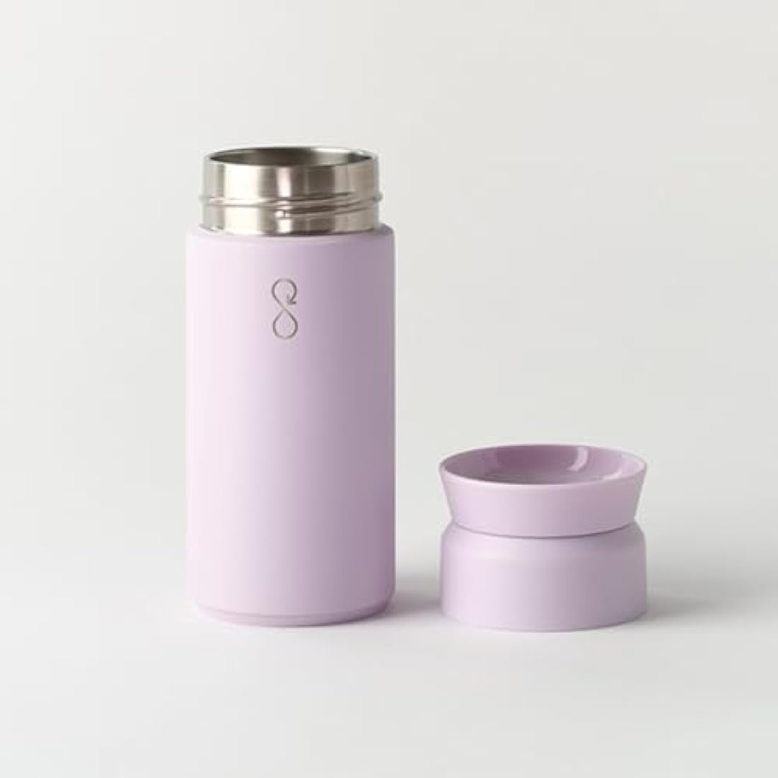Ocean Bottle - Recycled Stainless Steel Brew Flask - Eco-Friendly & Reusable Bottle - 350ml (Lavender Haze)