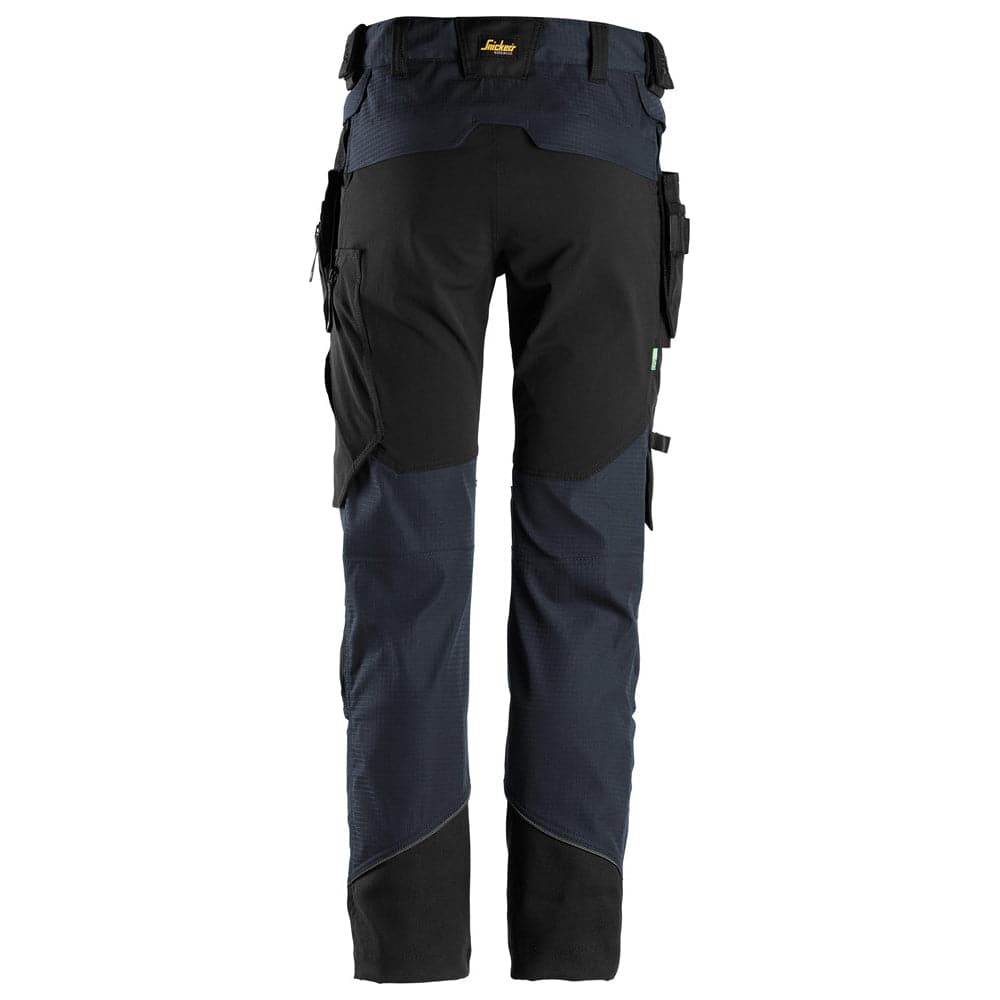 Snickers 6972  FlexiWork, Work Trousers+ Detachable Holster Pockets Navy Blue 38" Waist 32" Leg Snickers Size 54