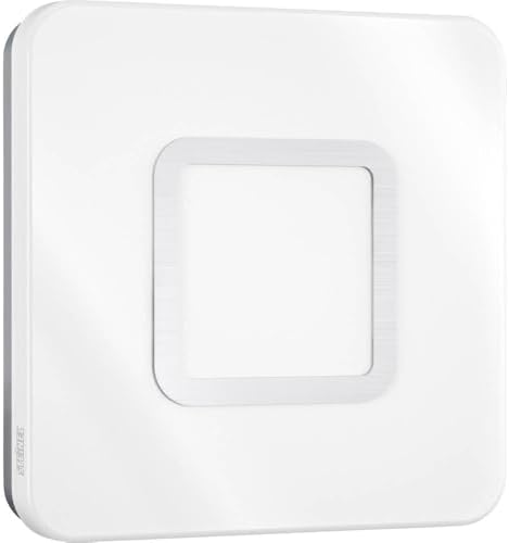 Steinel Indoor Light RS LED M1 S Stainless Steel, 8.8 W LED Wall lamp, Ceiling Light, 759 lm, 360° Motion Detector, 8m Range