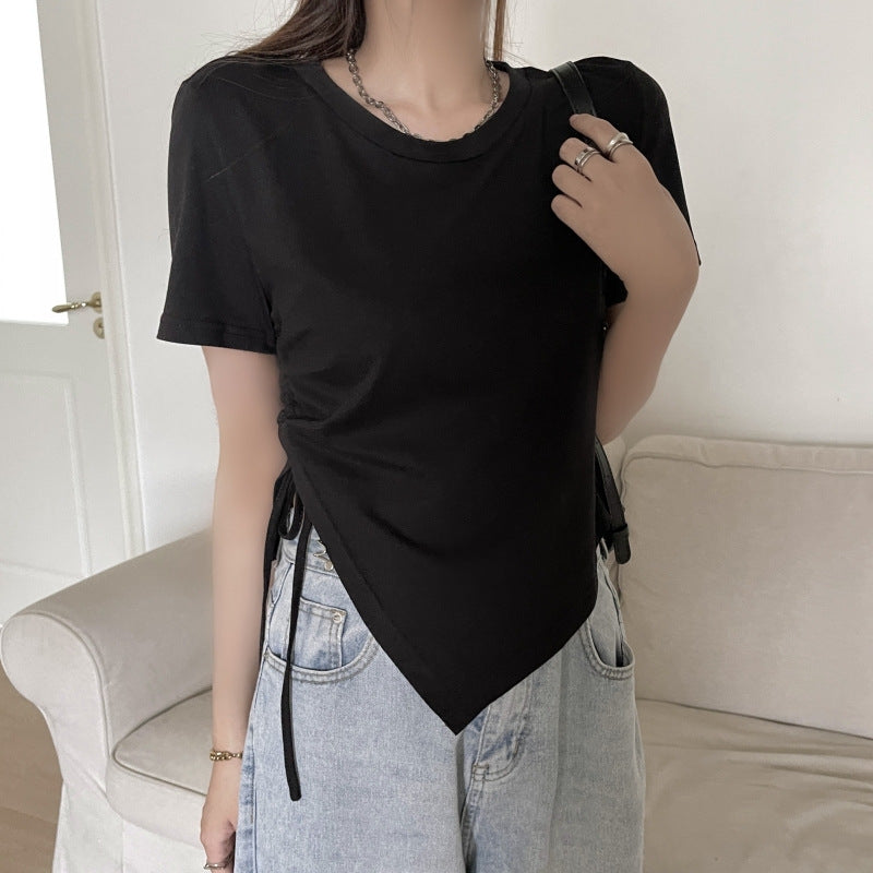 Korean Fashion Y2K T-shirt Women Summer