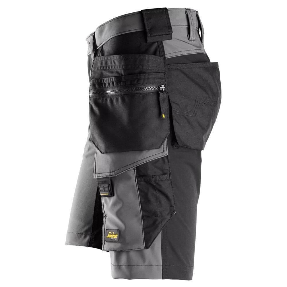 Snickers 6175 AllroundWork 4-Way Stretch Holster Pocket Short Steel Grey Snickers Size 46 (31" Waist)