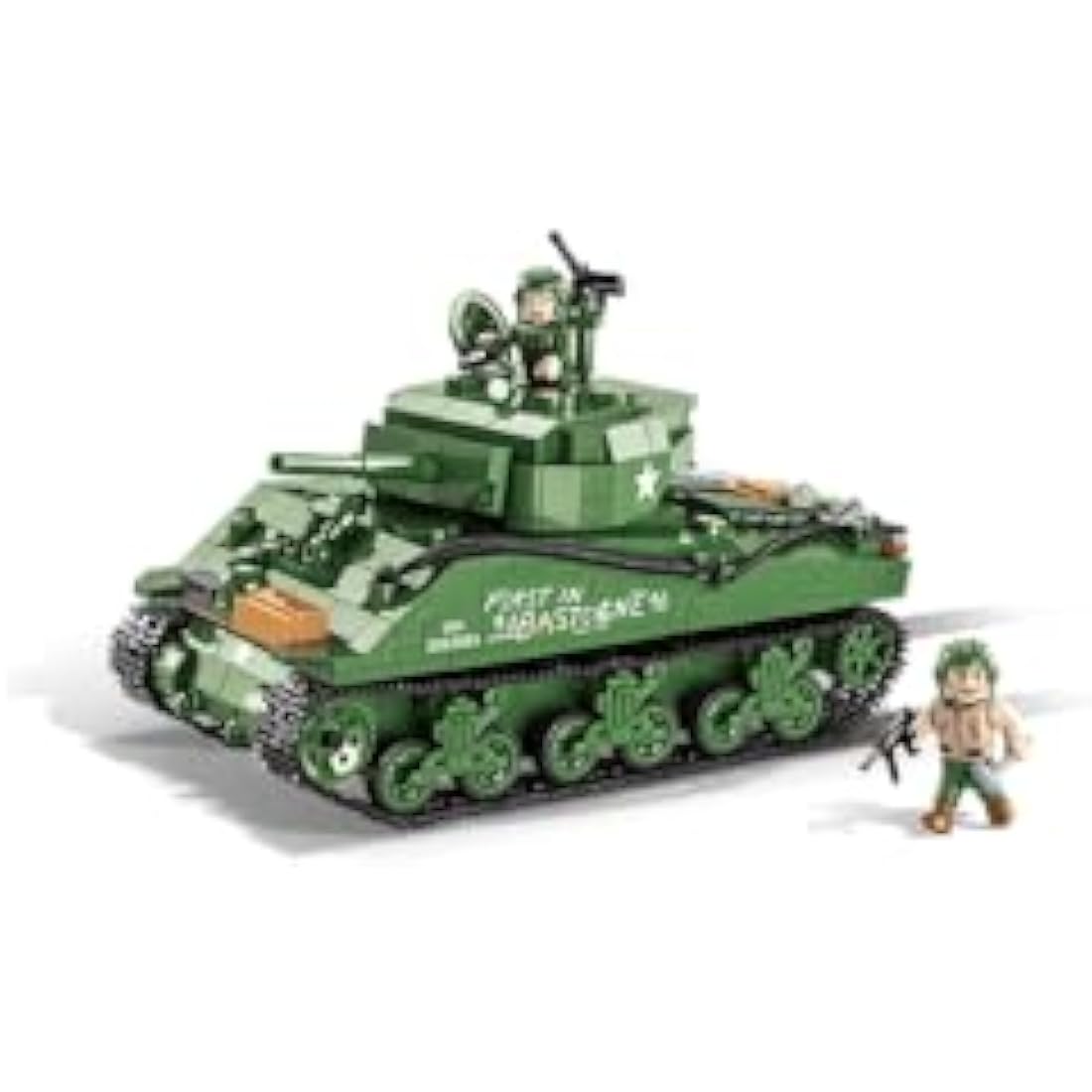 COBI Sherman M4A3E2 JUMBO,Green, Petit