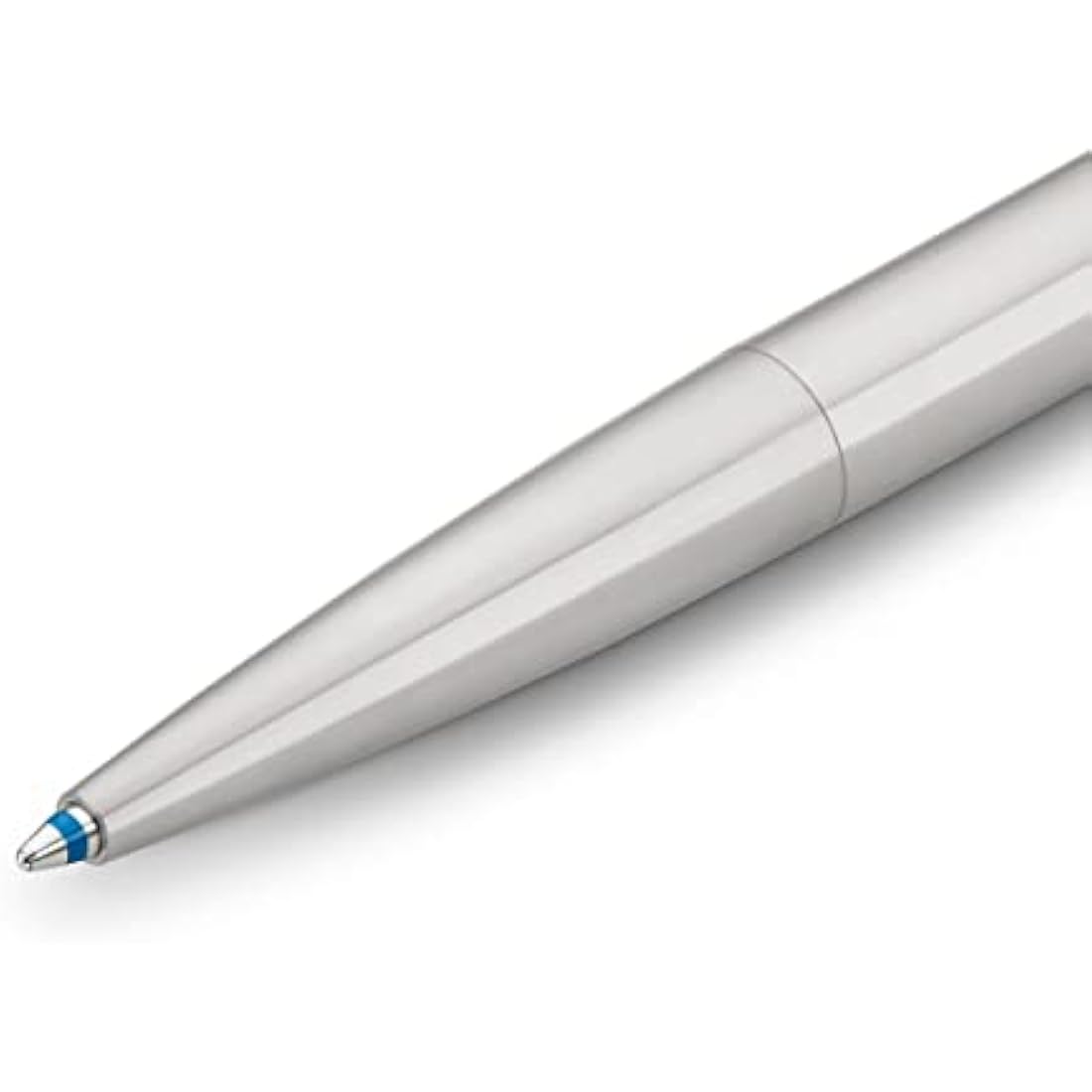Kaweco LILIPUT Ball Pen Silver I Retractable Ballpoint Pen with Standard D1 Refills in a Tin Box I Metal Ball Pen 9.8 cm