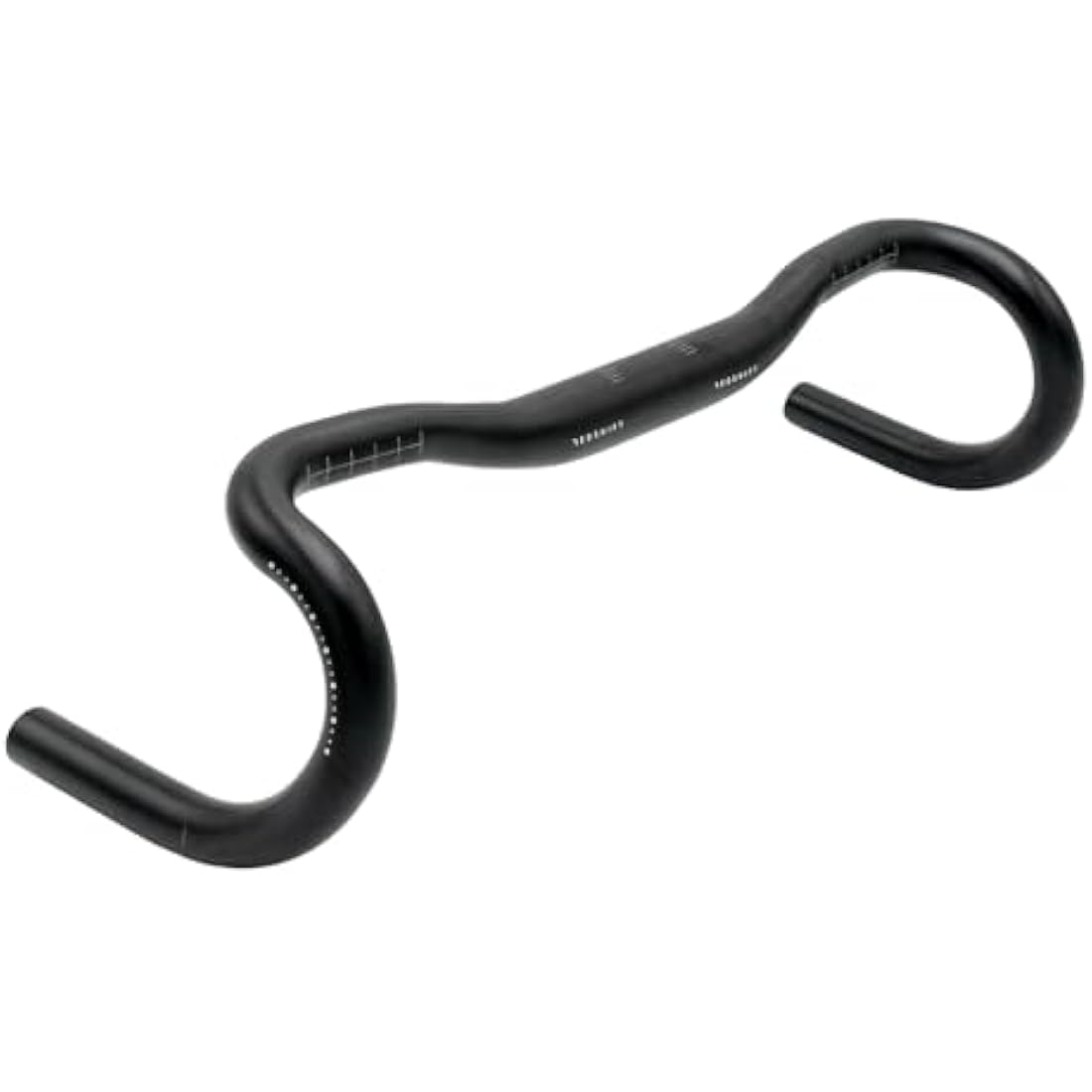 REDSHIFT Kitchen Sink Low Flare Handlebar without Loop for Road, Gravel, Touring, and Commuter Bikes, Aluminum Drop Bar, 31.8mm Clamp, with 20mm of Rise, 53cm Width