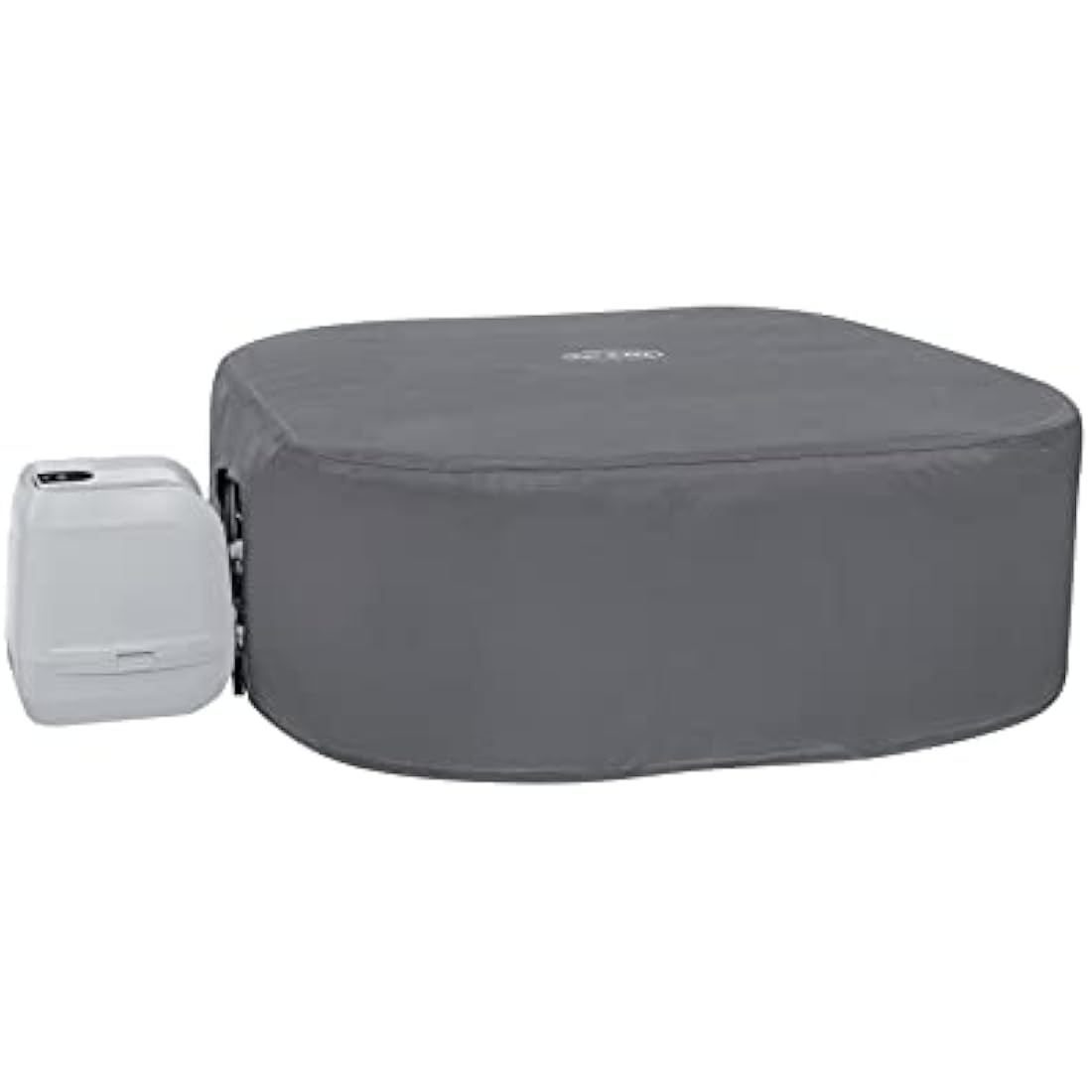 Lay-Z-Spa Small Square Thermal Hot Tub Cover 180cm x 71cm | Up to 40% More Energy Efficient, Water Repellent & UV Resistant, Universal Fit, BW60319, Grey