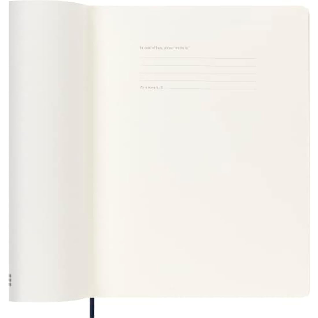 Moleskine Weekly Agenda with Space for Notes 12 Months 2024, Agenda 2024, Size XL 19x25, Soft Cover and Elastic Closure, Colour Sapphire Blue