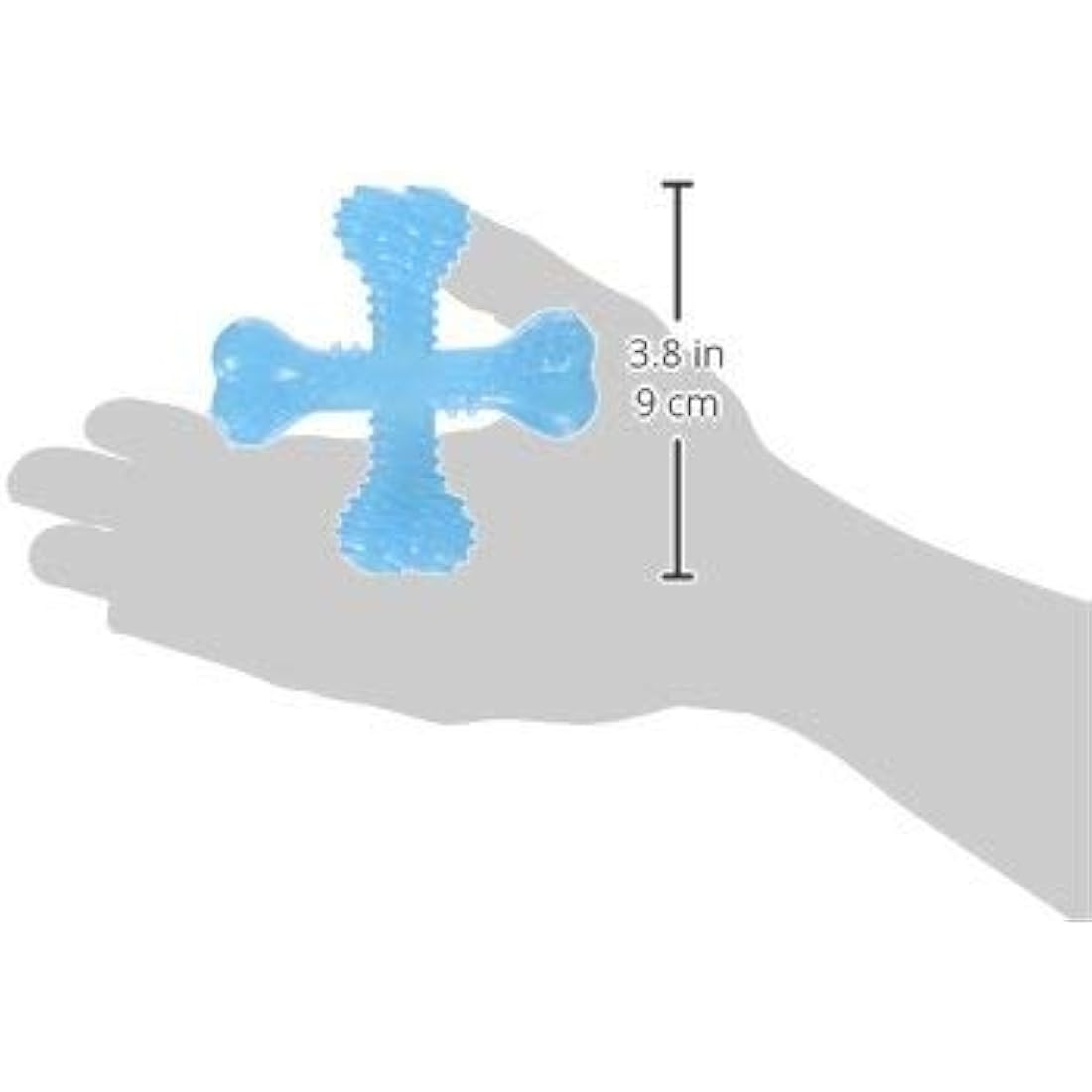 Nylabone Gentle Puppy Dog Teething X Bone Dental Chew Toy, Beef Flavour, Extra Small, for Puppies Up to 7 kg