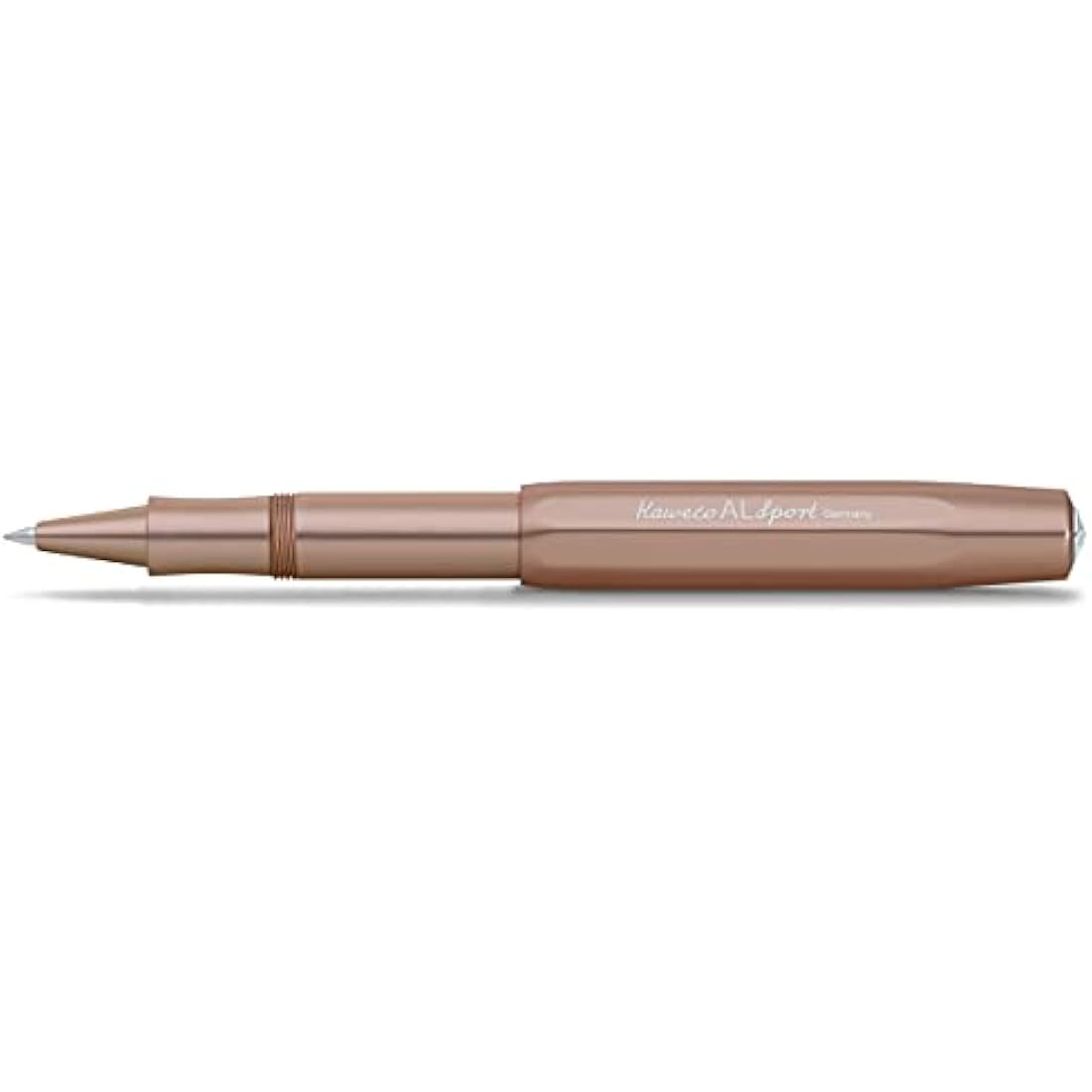 Kaweco AL SPORT Gel/Ballpoint Pen Rosé Gold I Pen Including 0.7 mm Rollerball Pen Refill in Classic Design with Ceramic Ball I Premium Aluminium Gel Roller 13 cm