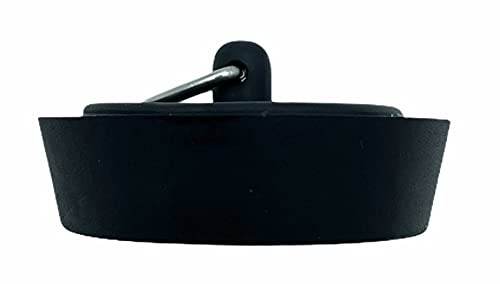 Replacement Basin/Sink Plug (Small 1 1/2" (38mm), Black)