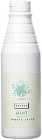 Simply Mint Topping Sauce, Dairy Free Ready to Use Dessert Sauce for Ice Cream, Waffles, Pancakes, Coffee & Milkshakes (1 kg)